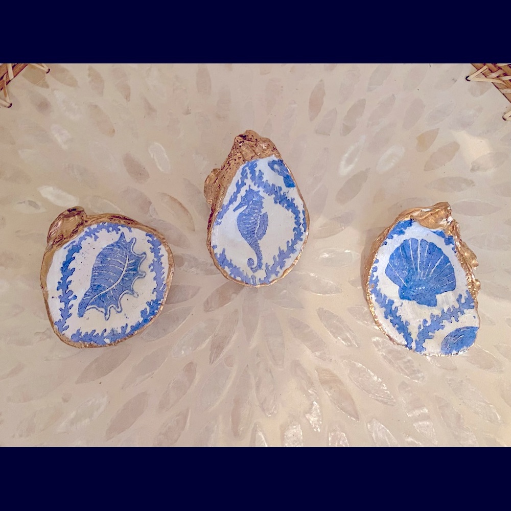 Oyster shells Hand Curated Trinket Dish